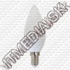 Olcsó Ledes gyertya lámpa E14 Hideg Fehér 6W 6000K 470 lumen [40W] (IT12350)